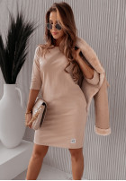 Dress Tunic z kieszeniami Stay Real in beige