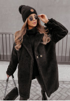 Long sheepskin coat Helsinki black