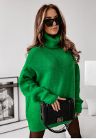 Sweter z golfem Mavi zielony