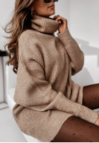 Jumper z golfem Mavi in camel