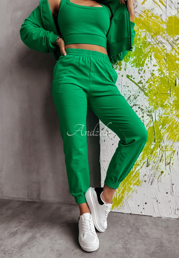 Spodnie dresowe Comfy zielone