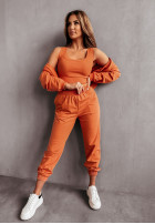 Spodnie dresowe Comfy pomarańczowe