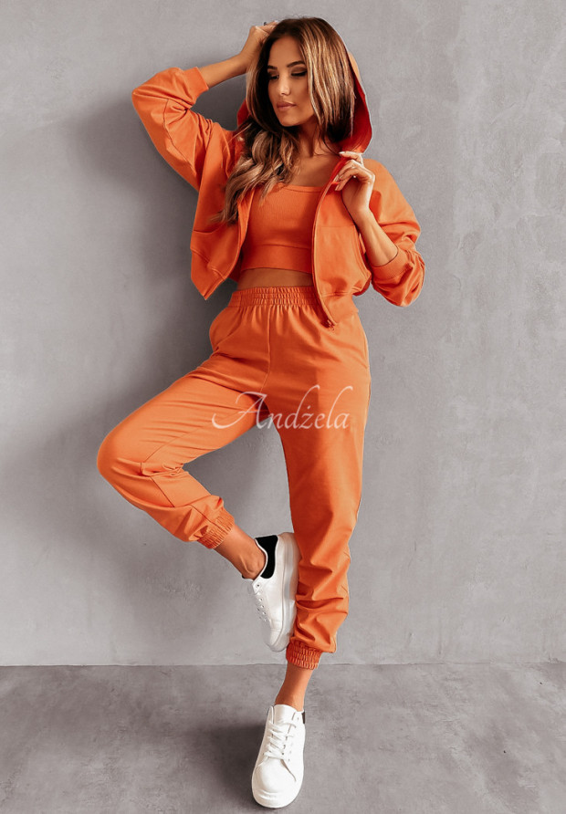 Spodnie dresowe Comfy pomarańczowe