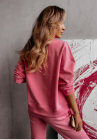 Bluza oversize Comfy różowa