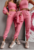 Spodnie dresowe Comfy różowe