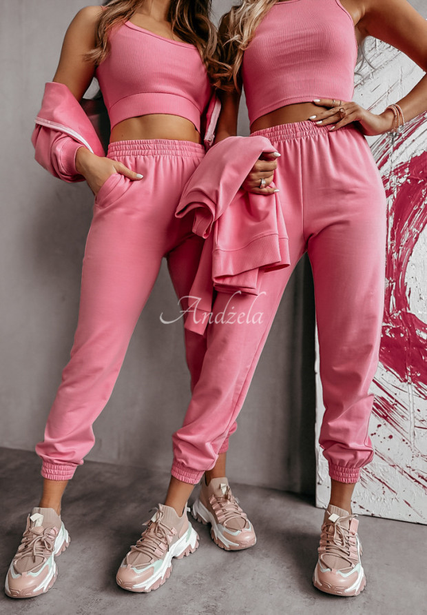 Spodnie dresowe Comfy różowe
