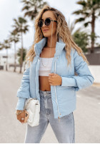 short Pikowana Jacket Martinez in baby blue