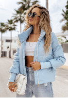 short Pikowana Jacket Martinez in baby blue