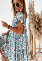 Kwiecista Dress Bellarose in baby blue