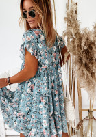 Kwiecista Dress Bellarose in baby blue