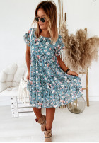 Kwiecista Dress Bellarose in baby blue