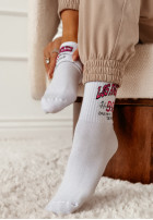 Long skarpetki Los Angeles biało-in pink