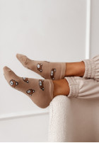 Skarpetki z misiami Bears in beige