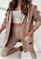 Rozpinana Sweatshirt Siempre in beige