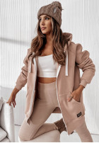 Rozpinana Sweatshirt Siempre in beige