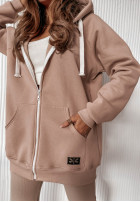 Rozpinana Sweatshirt Siempre in beige