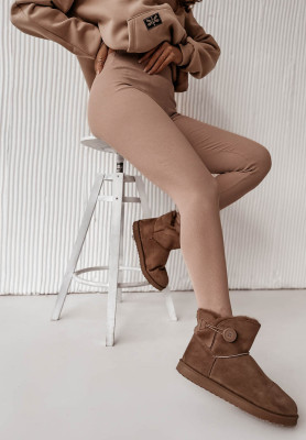 Ribbed leggings Siempre beige