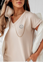 Dress z kieszeniami Dare To Be You in beige