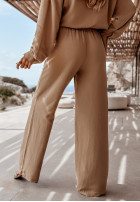 Set Shirt i Trousers Sea La Vie in beige