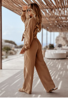 Set Shirt i Trousers Sea La Vie in beige