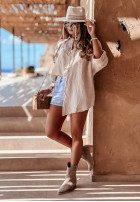 Lniana Shirt Sun Symphony in beige