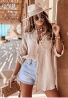 Lniana Shirt Sun Symphony in beige