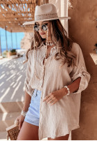 Lniana koszula Sun Symphony beżowa