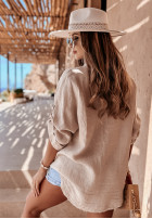 Lniana Shirt Sun Symphony in beige