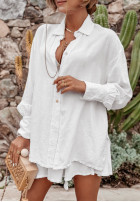 Shirt Warm Afternoons in white
