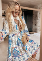 Kwiecista Dress Magnala Lia in blue