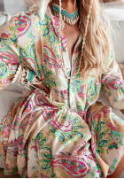 Wzorzysta Dress Magnala Aria in yellow