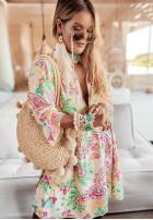 Wzorzysta Dress Magnala Aria in yellow