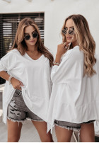 Blouse z kieszonką Sometimes in white