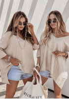 Blouse with pocket Sometimes beige