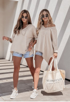 Blouse z kieszonką Sometimes in beige