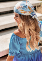 Wzorzysta Neckerchief Sun All The Way in baby blue