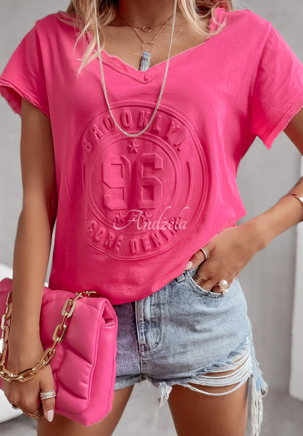 Lekki T-shirt Brooklyn różowy