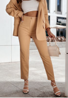 Eleganckie spodnie Trend Setter jasnocamelowe