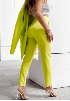 Eleganckie spodnie Trendsetter limonkowe