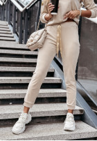 Welurowy Set Now You Know in beige