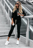 Welurowy Set Now You Know  in black