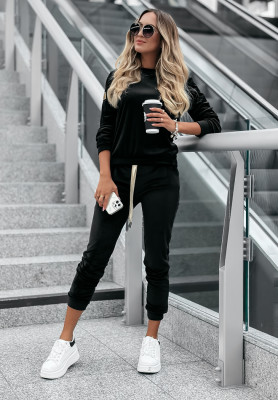 Velour set Now You Know black