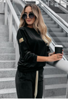 Welurowy Set Now You Know  in black