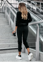 Welurowy Set Now You Know  in black