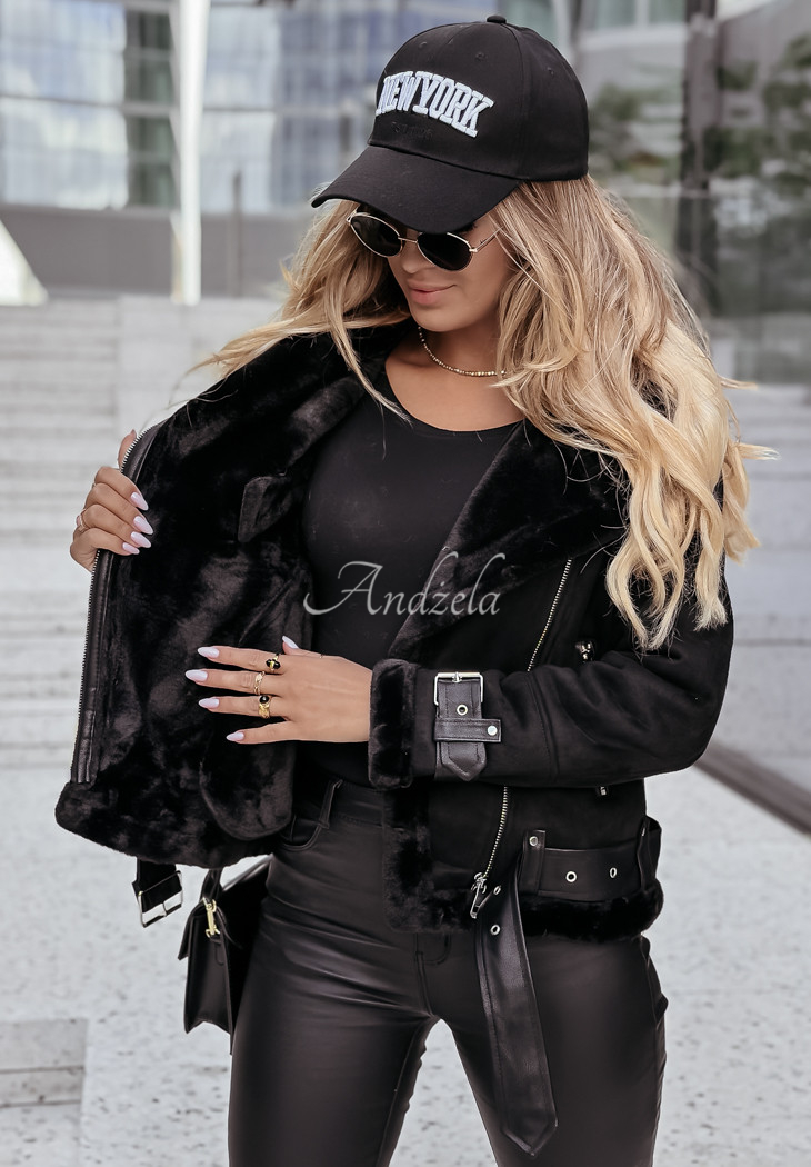 Marinelli suede sheepskin ramones black