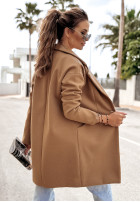Płaszcz oversize Trendy Times camelowy
