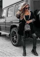 Coat alpaka Take Chances  in black