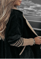 Coat alpaka Take Chances  in black