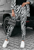 Eleganckie spodnie Premium w zebrę