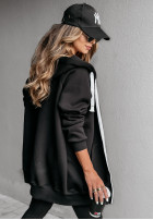 Rozpinana Sweatshirt z kapturem Siempre in black